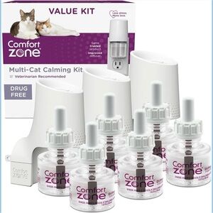 COMFORT ZONE Value Kit; 3 Multicat Diffusers & 6 Refills